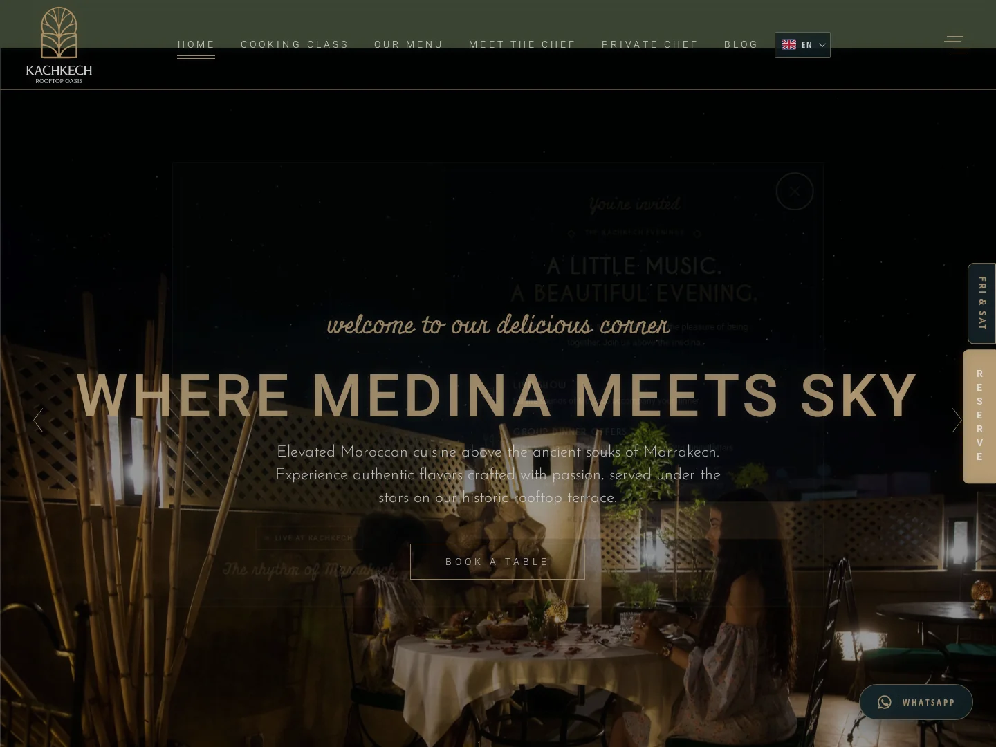 KachKech website homepage by Eysi